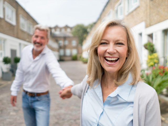 Adult children on vacation while parents are cared for