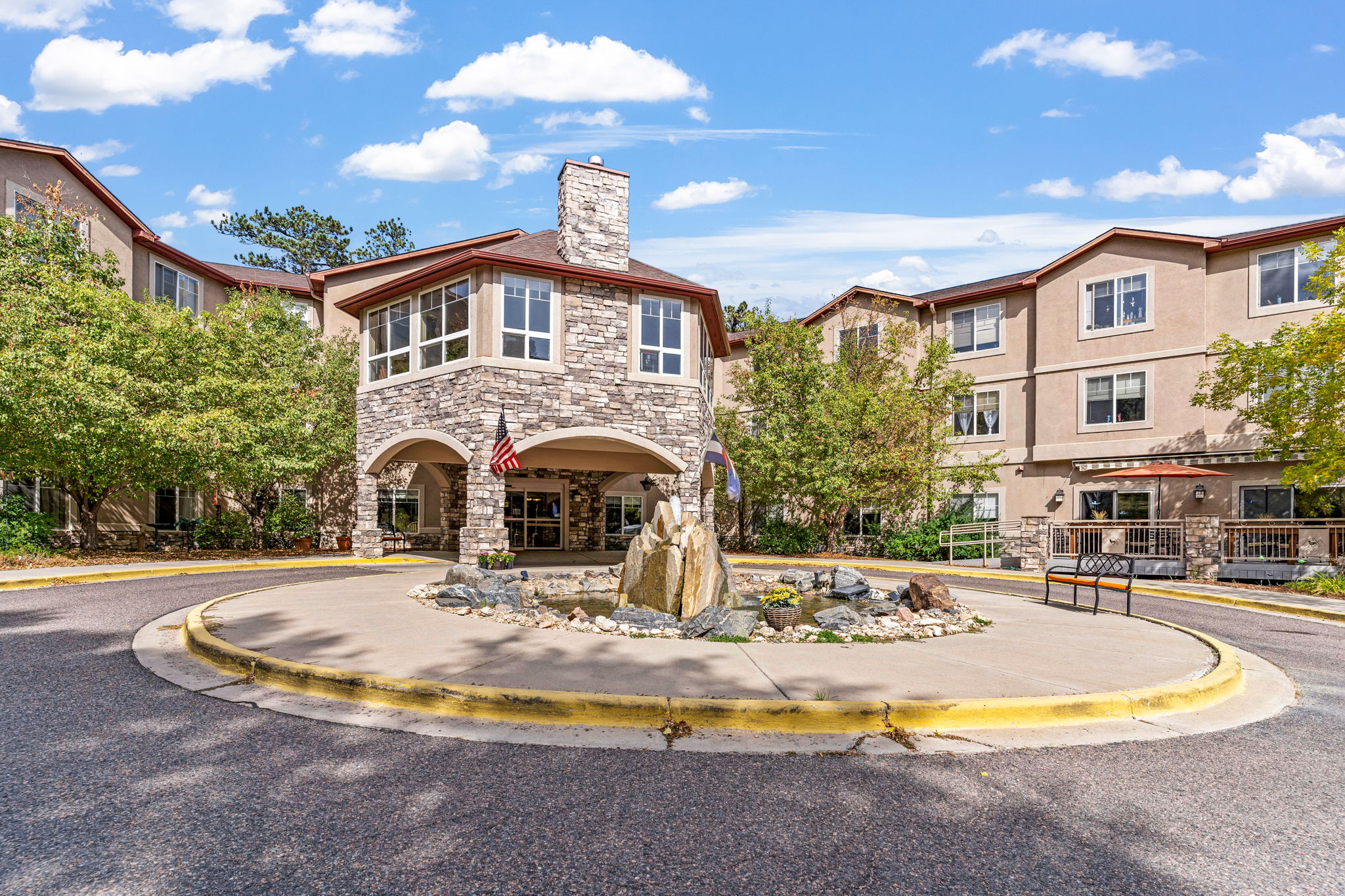 Assisted Living at Elk Run, Evergreen CO, outdoor view